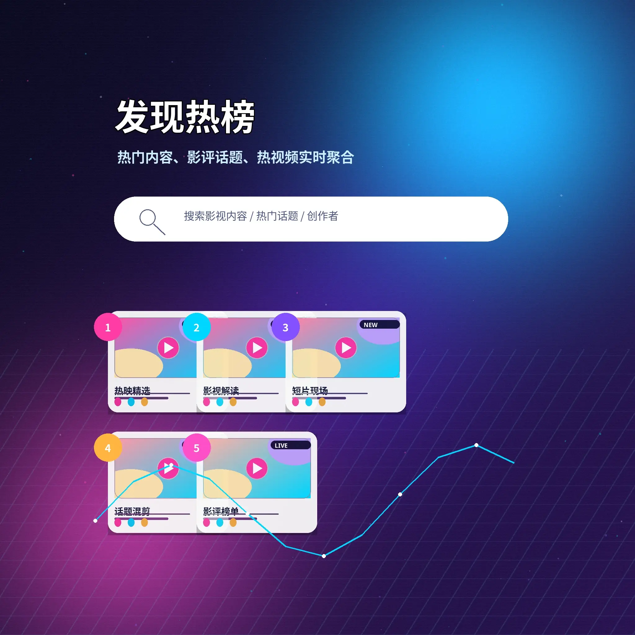 发现频道主题视觉